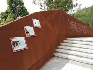 屏南耐候钢挡土墙